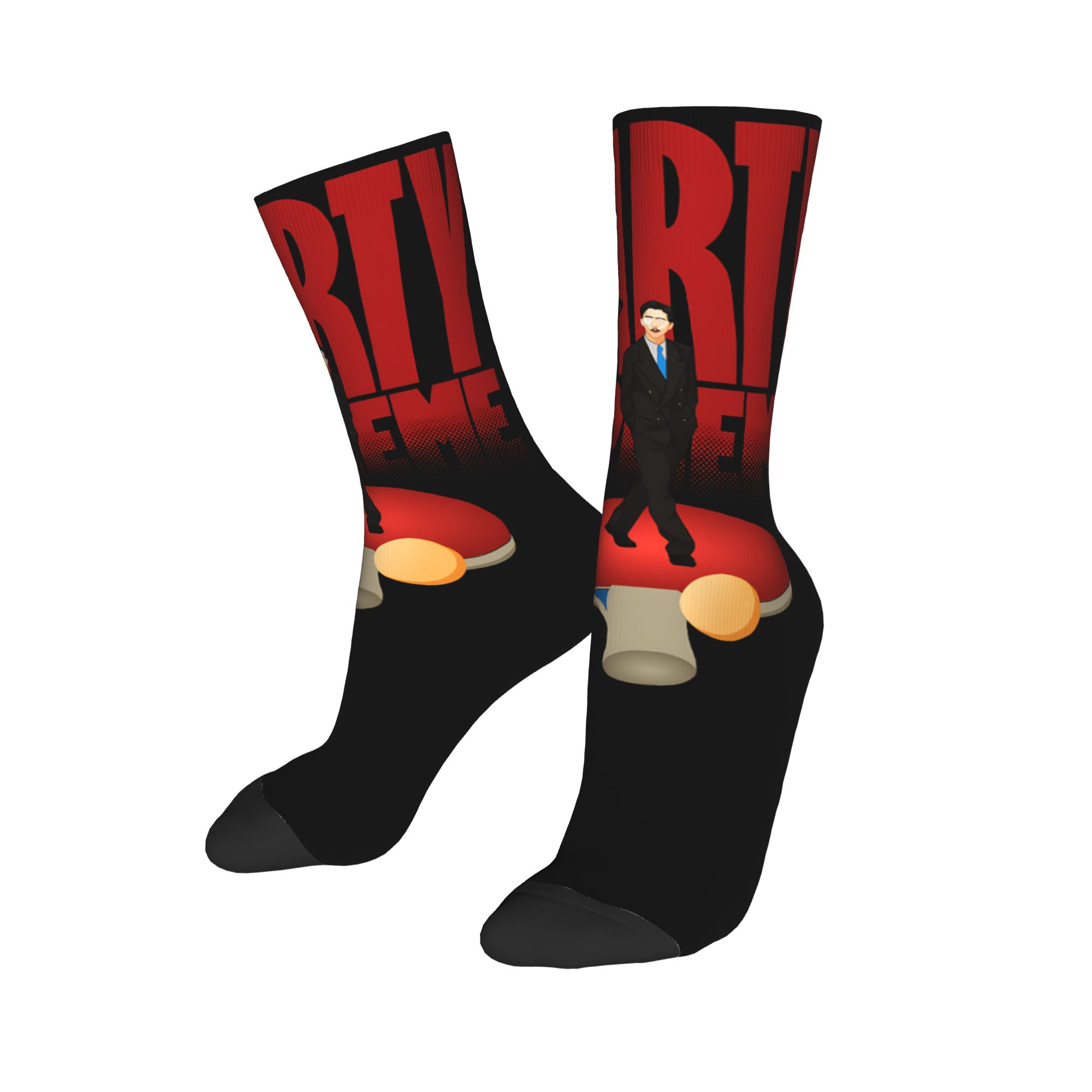 Table Tennis Marty Supreme - Table Tennis Timothee Chalamet Socks Casual