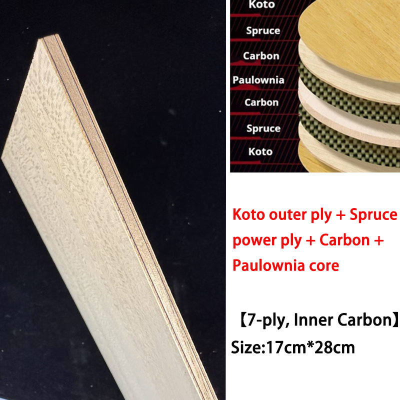 Table Tennis Zhang Jike - Koto DIY Table Tennis Blade Wood