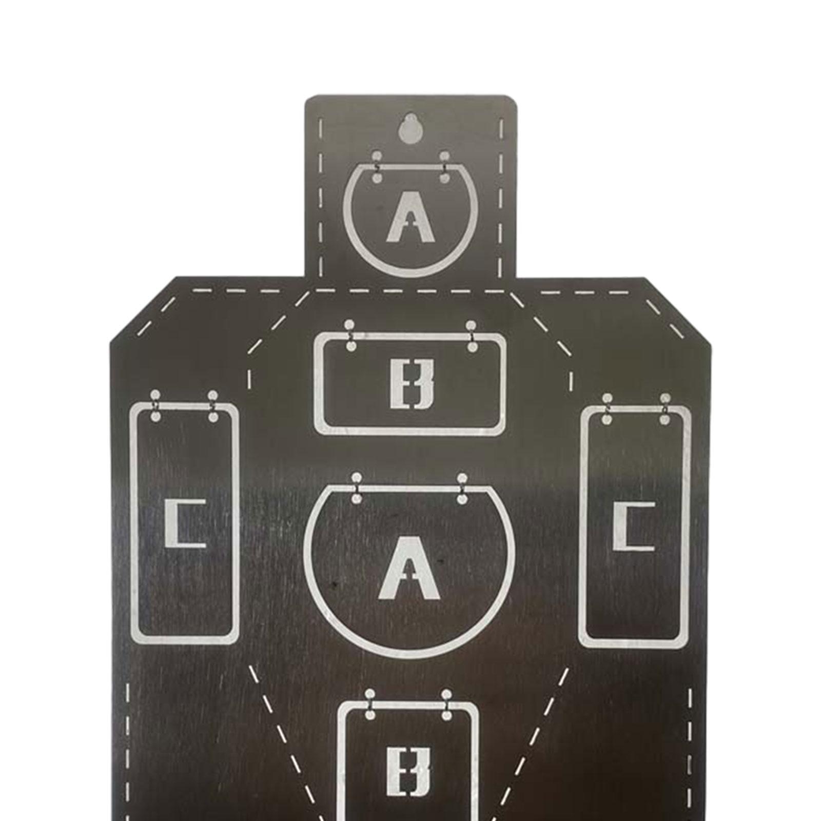 Practice Target Board - High Impact Metal Shooting Silhouette Target