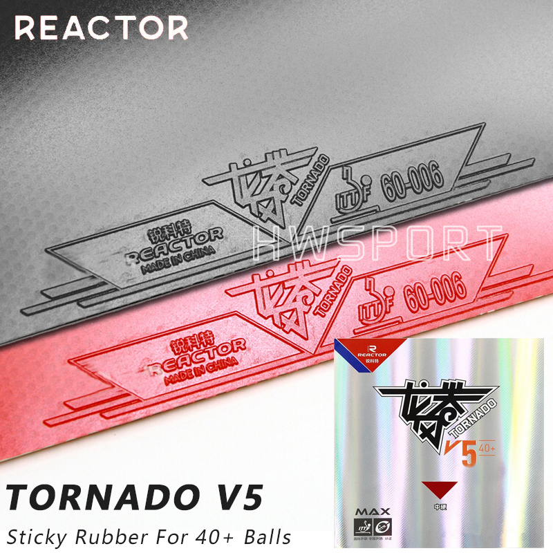 Table Tennis Association - REACTOR Tornada V5 Table Tennis Rubber