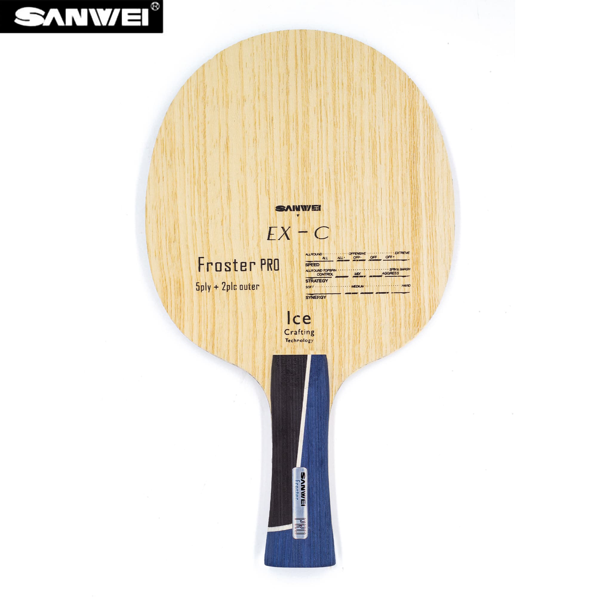 Table Tennis Shop - SANWEI ALC Table Tennis Blade Froster