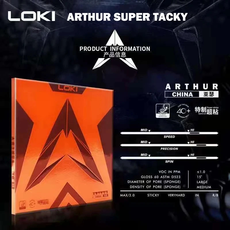 Genuine Original LOKI ARTHUR T - Table Tennis Xu Xin reseña y precio