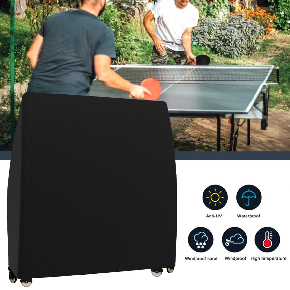Table Tennis Table Cover Water - Table Tennis Equipment reseña y precio