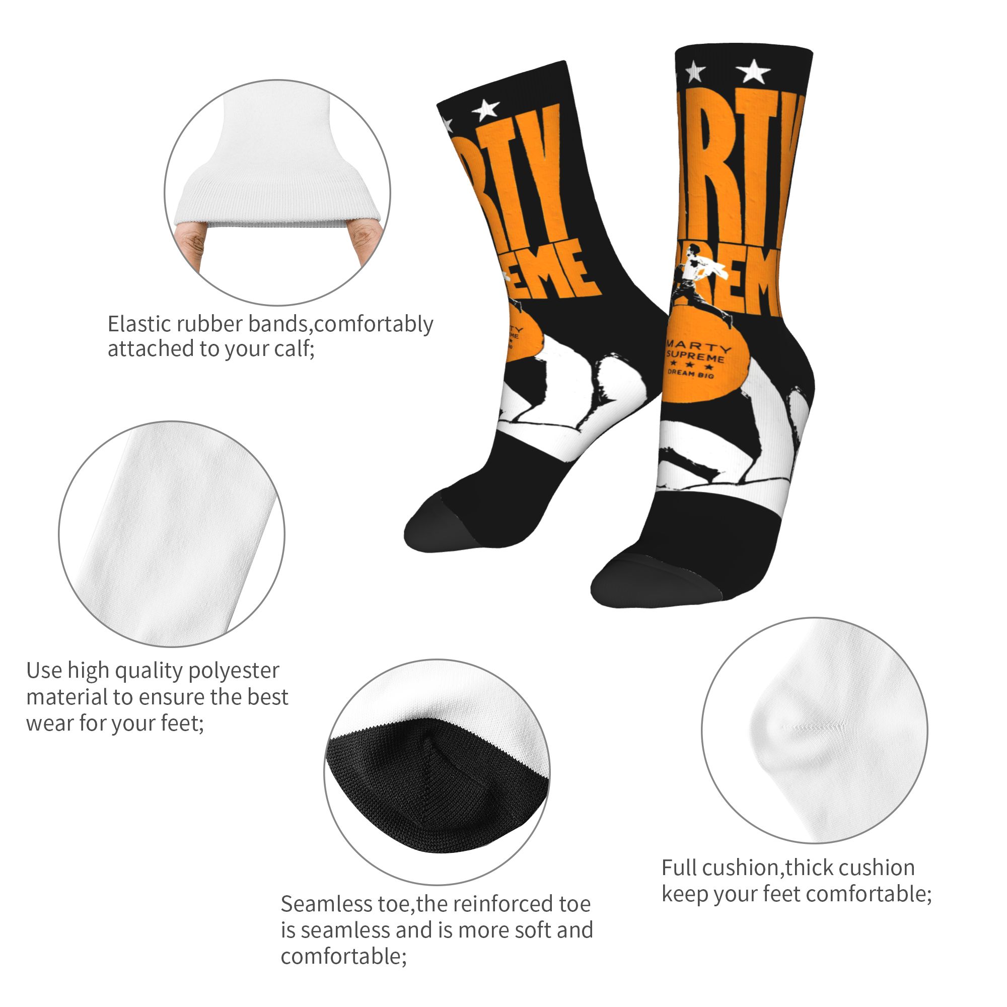 Marty Supreme Socks Men Women  - Table Tennis Marty Supreme reseña y precio