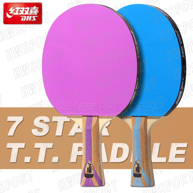 DHS 6 Star Color Table Tennis  - Table Tennis Forehand Rubber reseña y precio