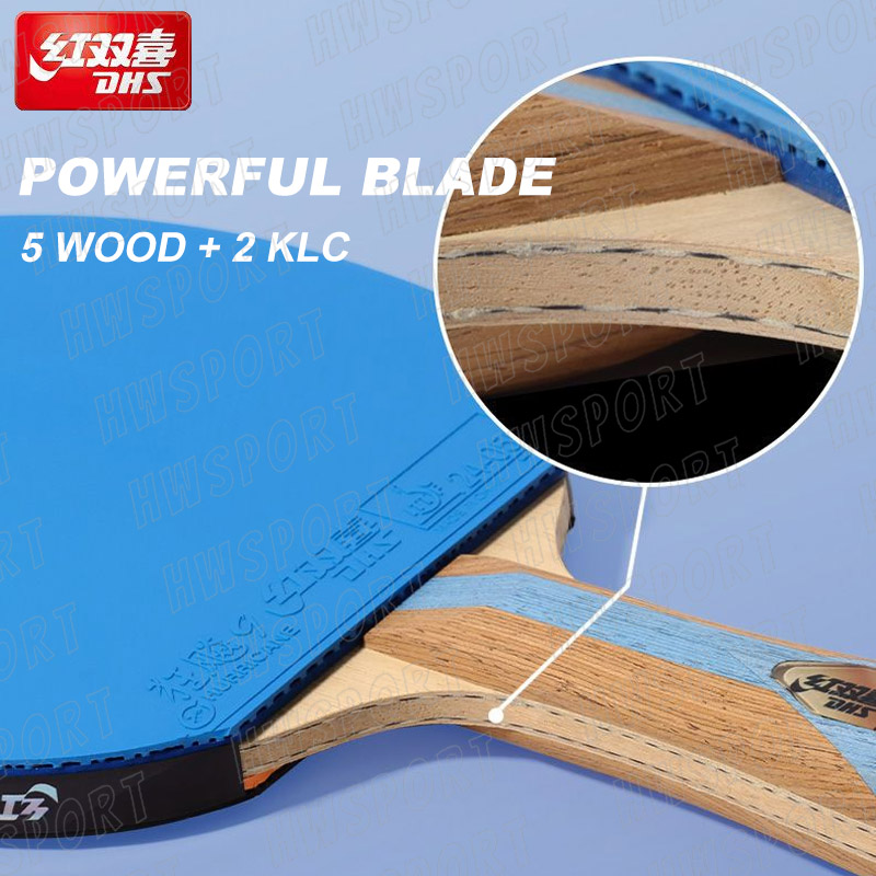 DHS 6 Star Color Table Tennis  - Table Tennis Forehand Rubber reseña y precio