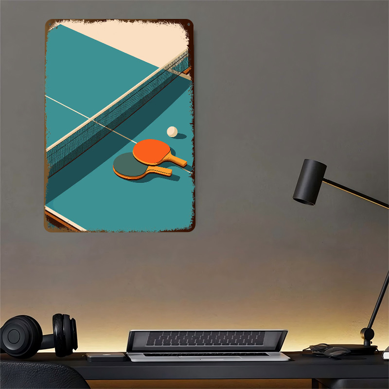 Table Tennis Still Life Illust - Table Tennis Illustration reseña y precio