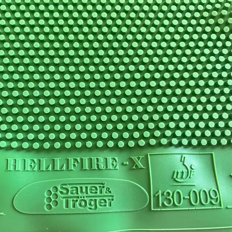 Green Table Tennis Rubber Long - Table Tennis Xu Xin reseña y precio