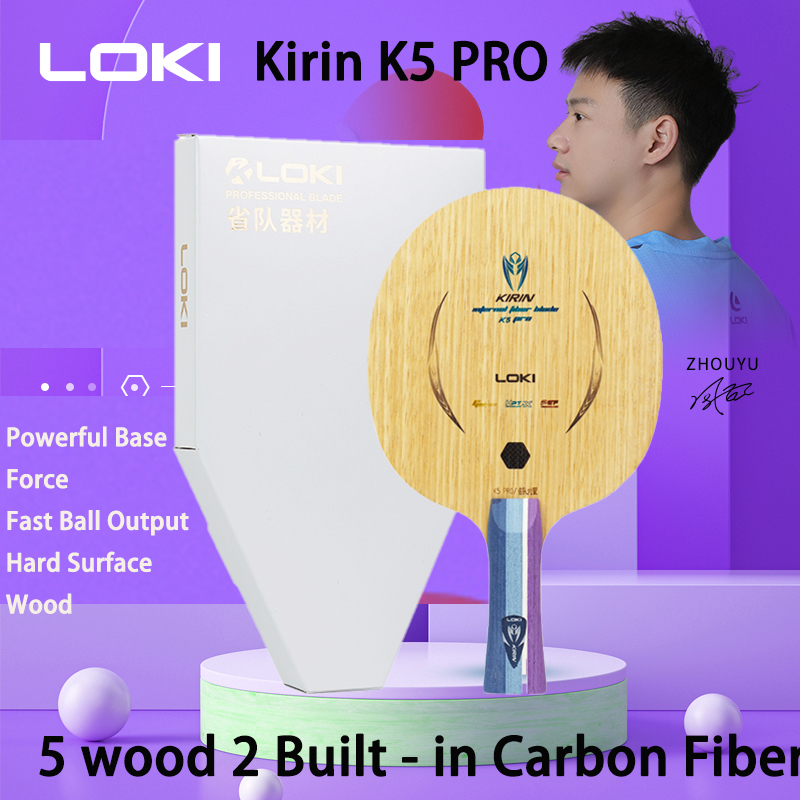 LOKI Kirin K5 PRO 5 Wood 2 Inb - Table Tennis Zhang Jike reseña y precio