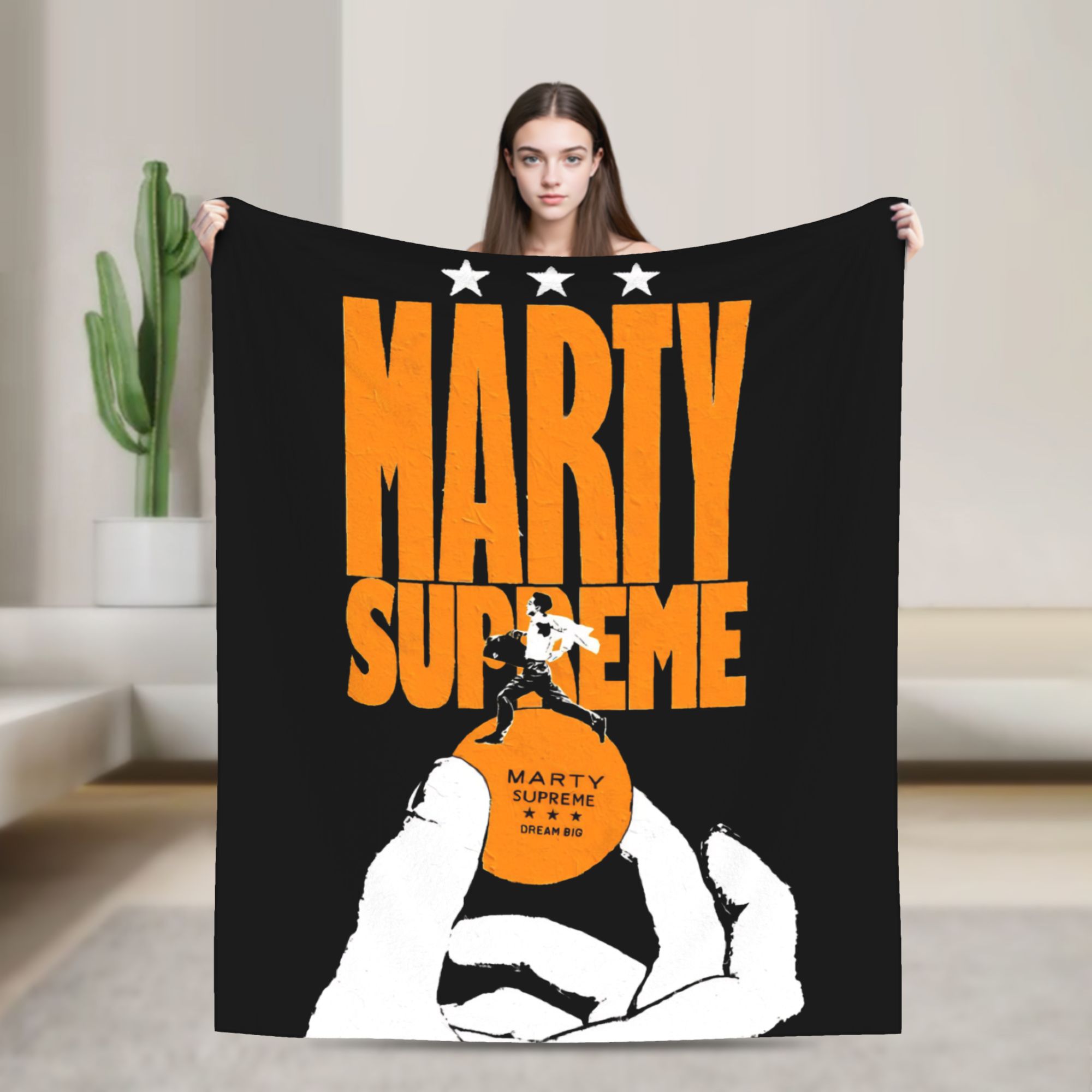 Marty Supreme Flannel Throw Bl - Table Tennis Marty Supreme reseña y precio