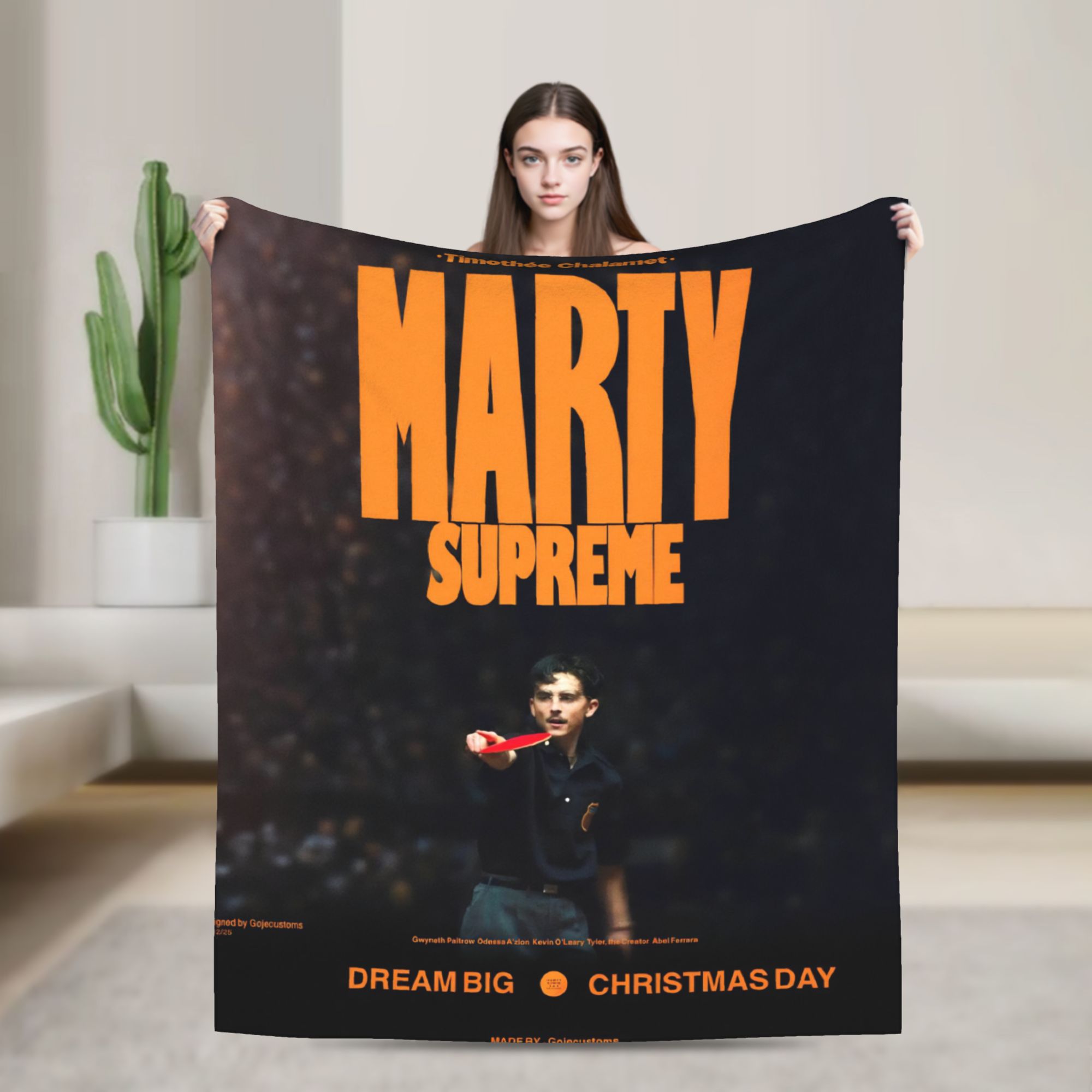 Marty Supreme  Blankets Flanne - Table Tennis Marty Supreme reseña y precio