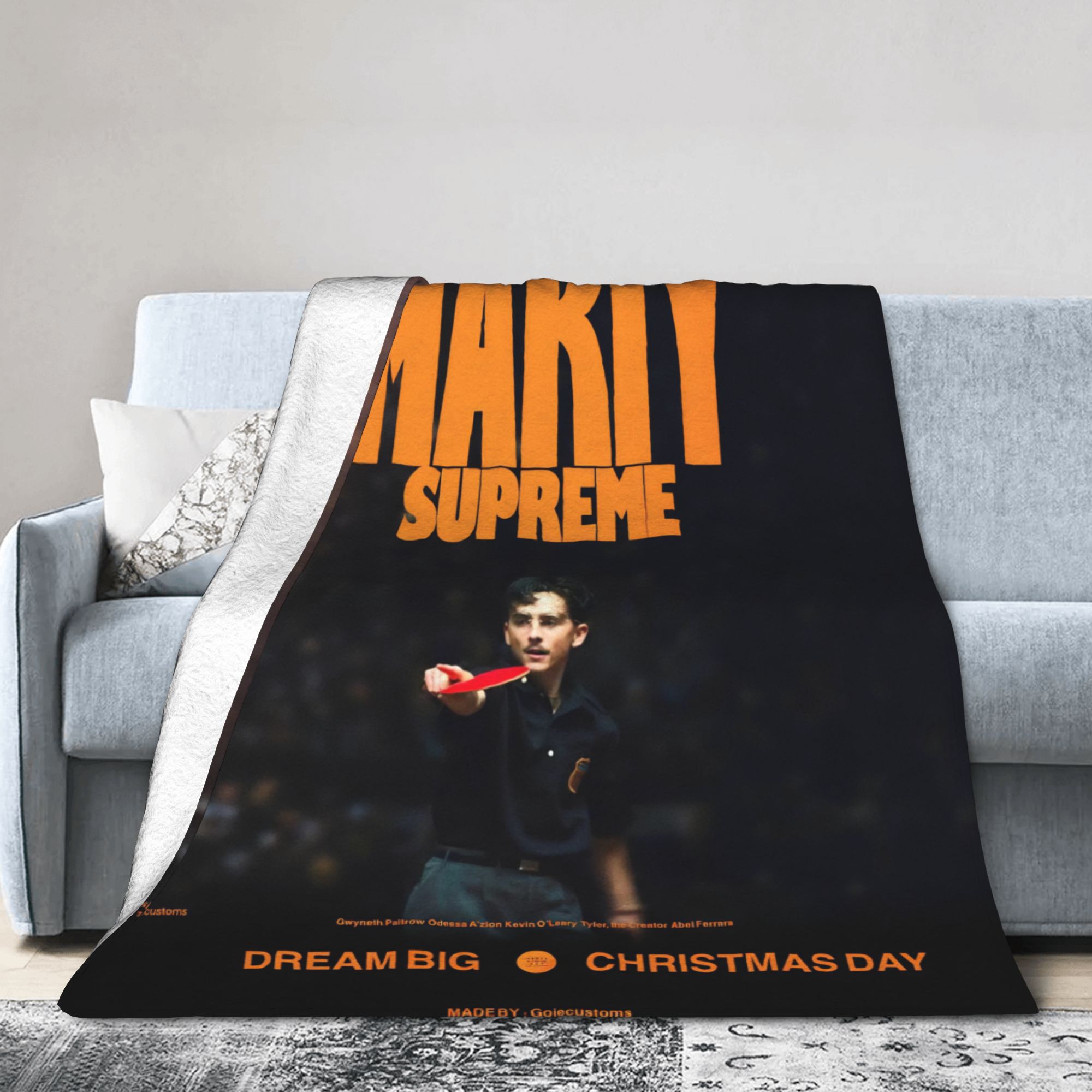Marty Supreme  Blankets Flanne - Table Tennis Marty Supreme reseña y precio