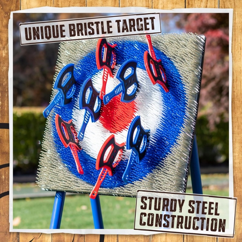 Steel Frame Axe Throwing Targe - Practice Target Board reseña y precio