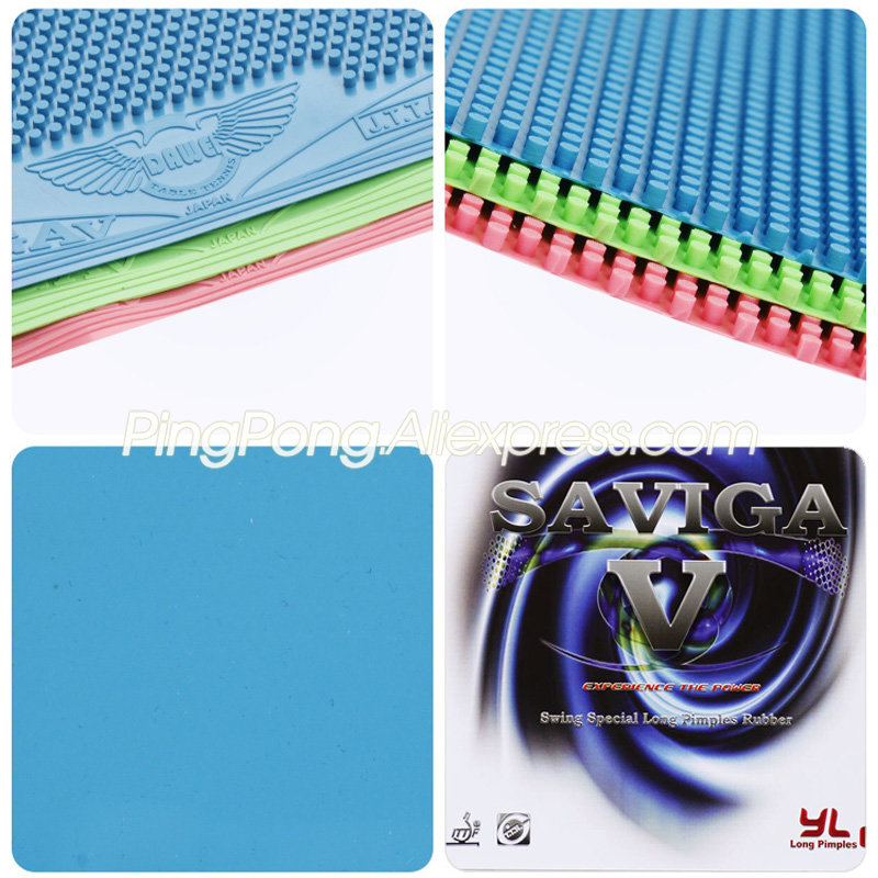 Colorful DAWEI SAVIGA V Pips-l - Table Tennis Forehand Rubber reseña y precio
