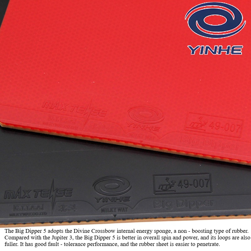 YINHE BIG DIPPER V Table Tenni - Table Tennis Equipment reseña y precio