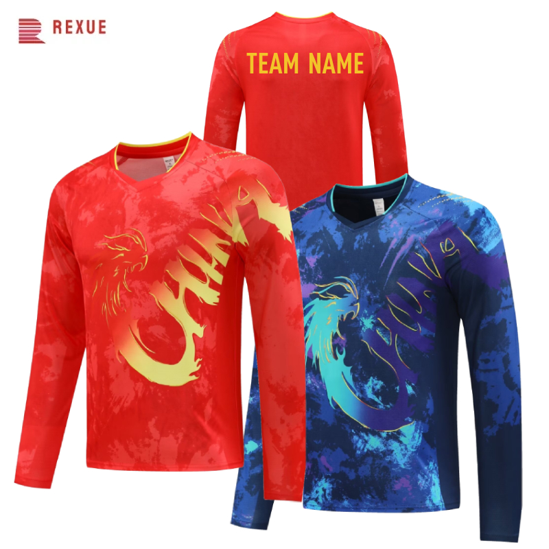 China Dragon Long Sleeve Table - Table Tennis Xu Xin reseña y precio