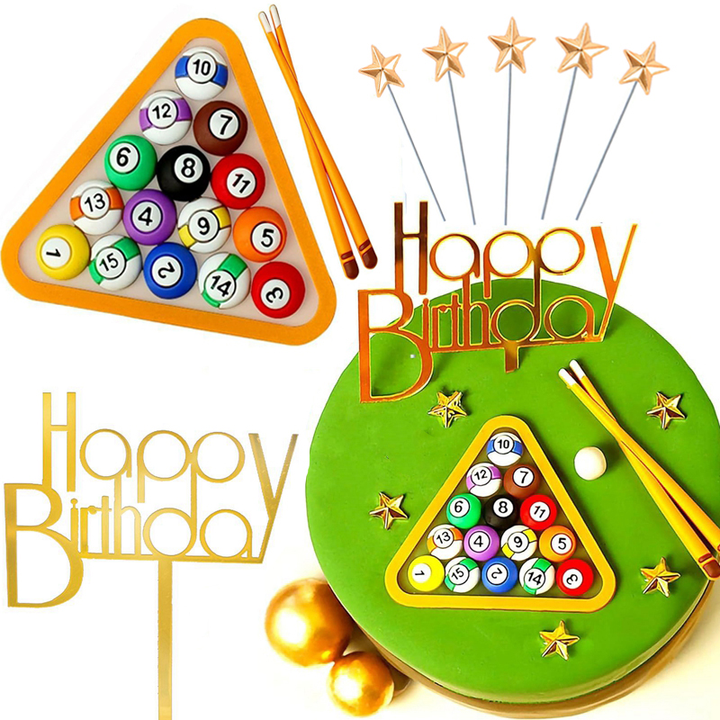 Billiard Ball Cake Decoration  - Table Tennis Ball reseña y precio