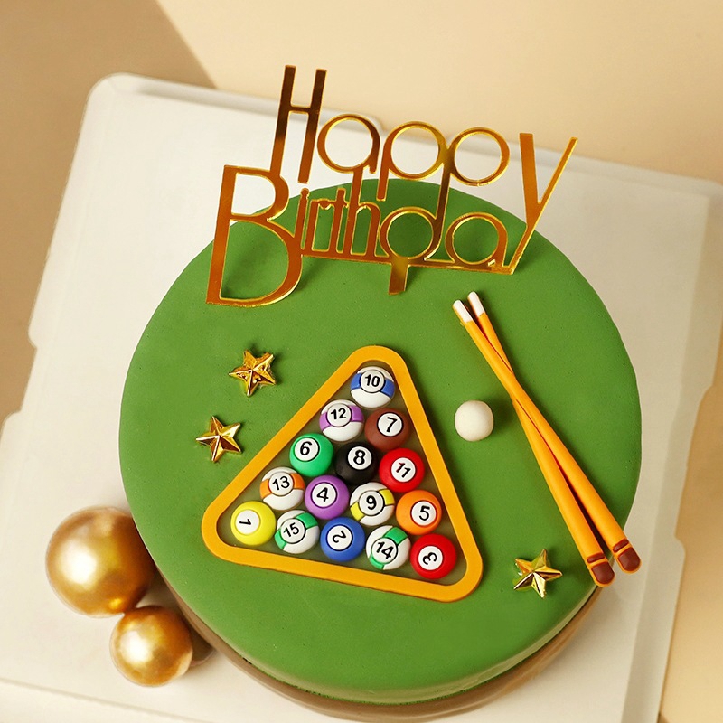 Billiard Ball Cake Decoration  - Table Tennis Ball reseña y precio