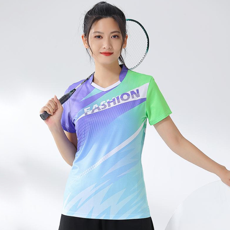 Women Badminton Shirt Print Go - Table Tennis Shirt reseña y precio