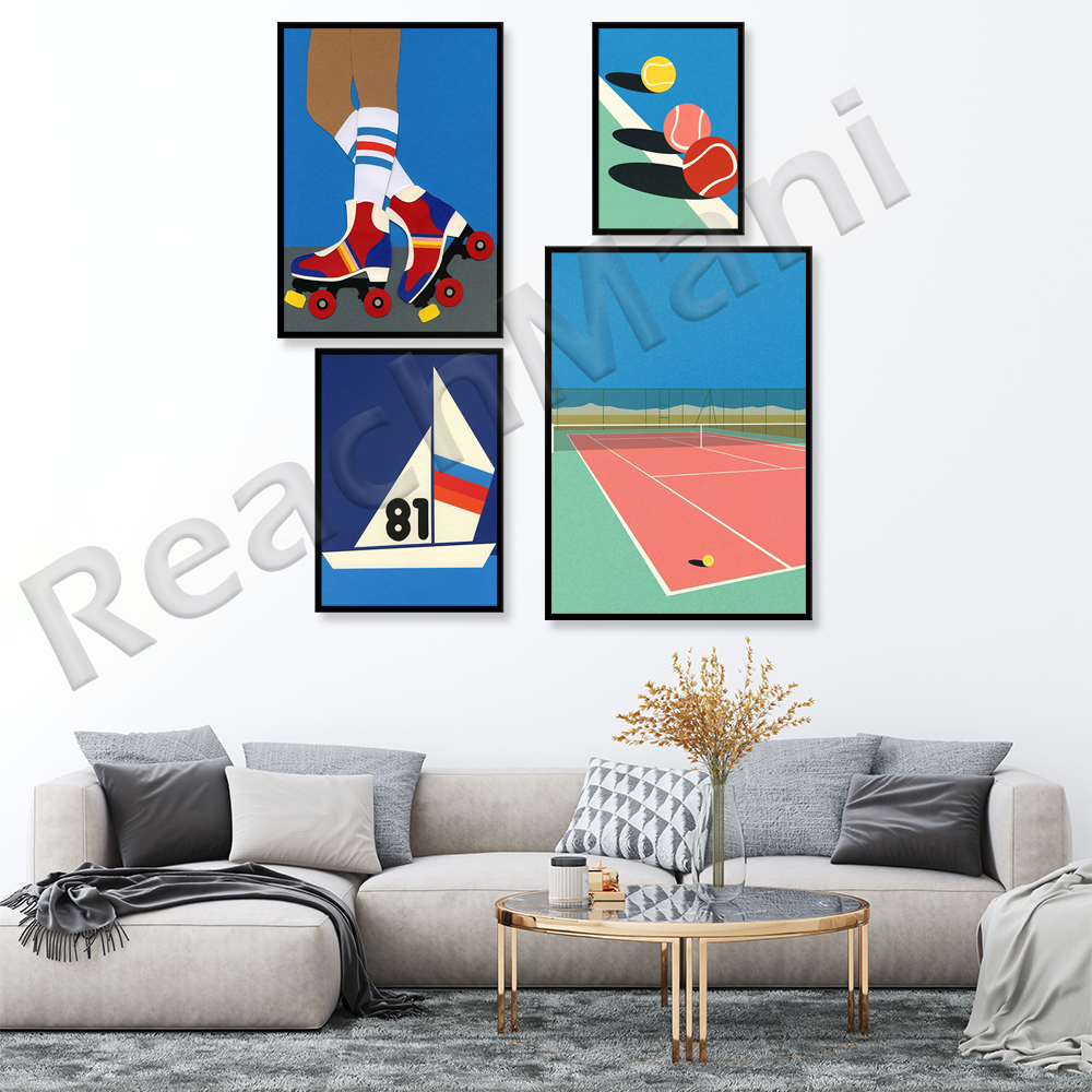 Table tennis poster,sport illu - Table Tennis Illustration reseña y precio