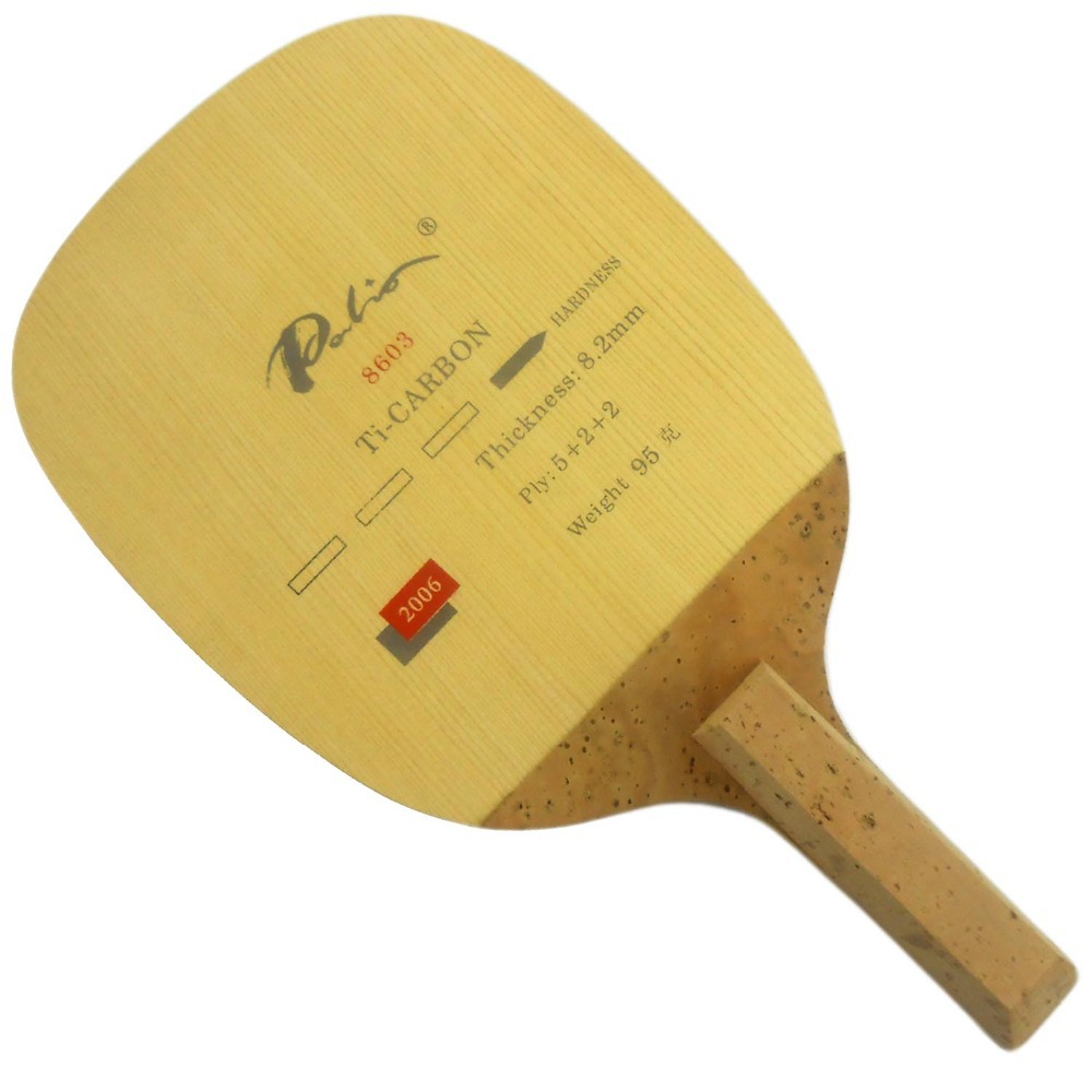 PALIO 8603 Carbon Titanium Tab - Table Tennis Forehand Rubber reseña y precio