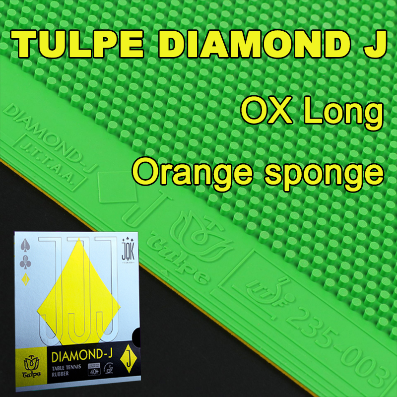 New TULPE Green Blue Red Table - Table Tennis Forehand Rubber reseña y precio