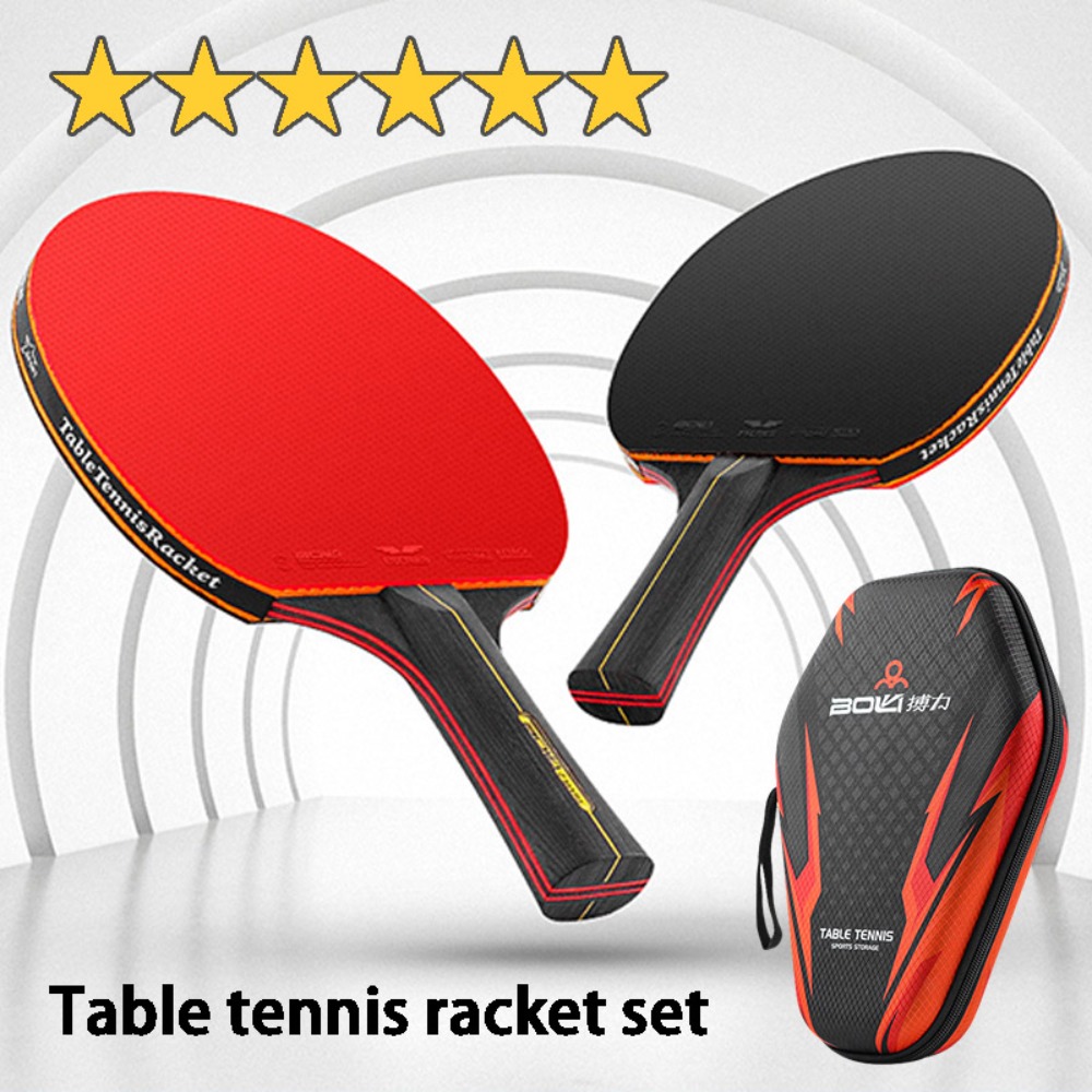 6Star Table Tennis Racket Suit - Table Tennis Forehand Rubber reseña y precio